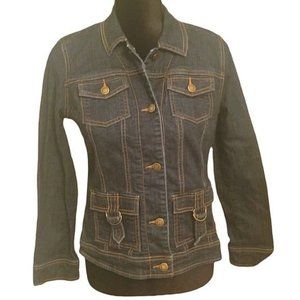 NWOT Liz Claiborne Jean Jacket Sz XS